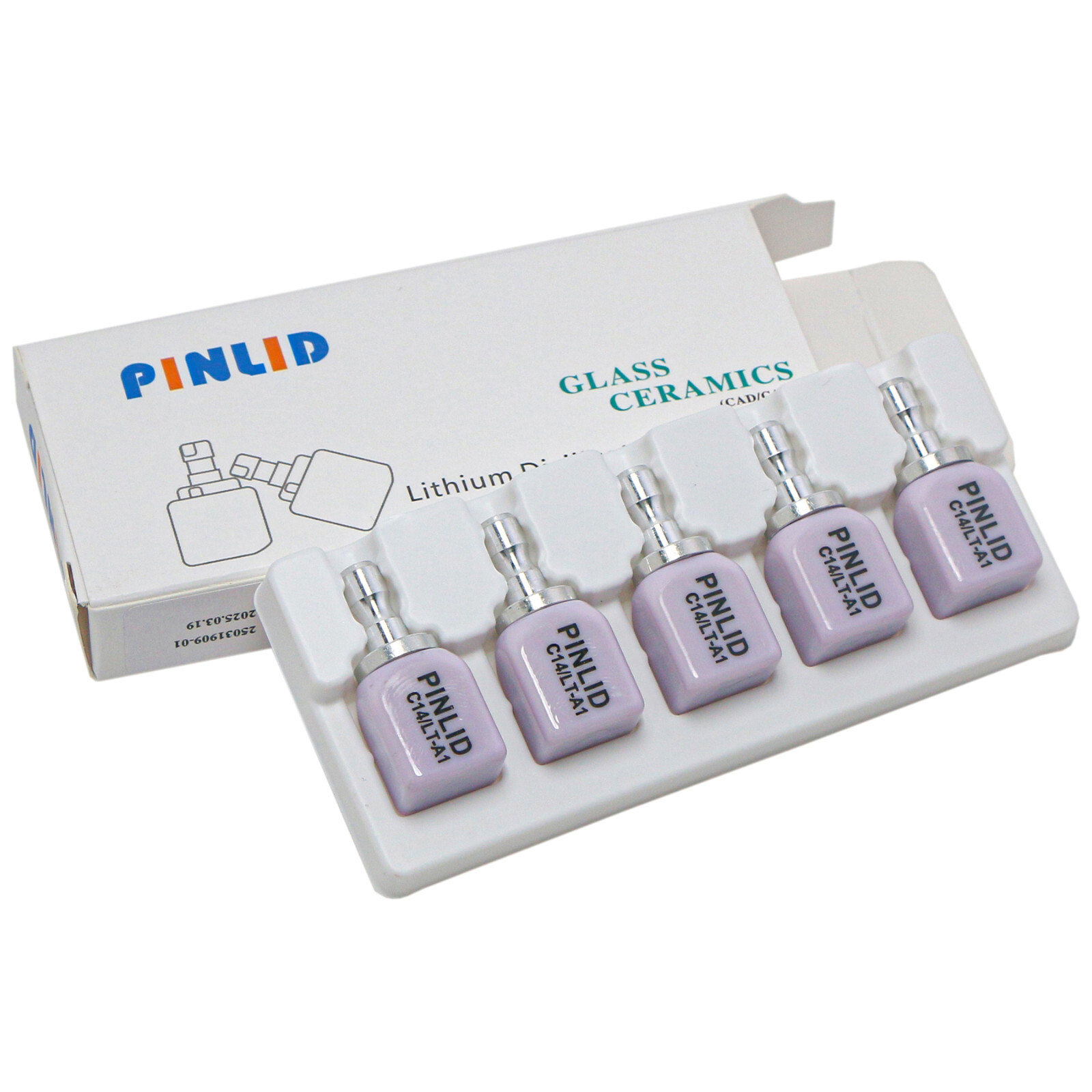 US Glass Ceramic Emax CAD CAM Block LT C14 Dental Lithium Dislicate Blocks CEREC