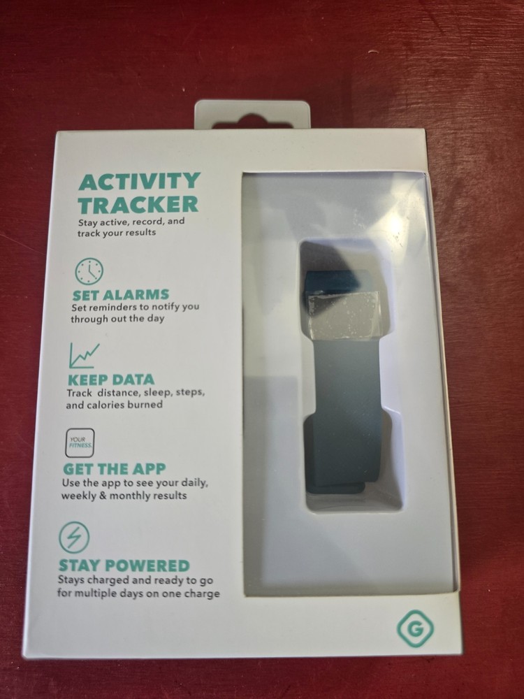 GEMS Activity Tracker, iOS Android Bluetooth Distance Calorie SleepTracker Teal