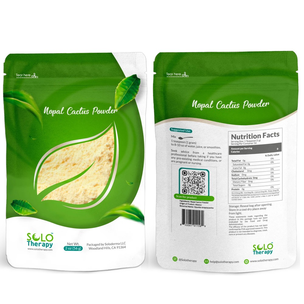 Nopal Cactus Powder, 56 Grams