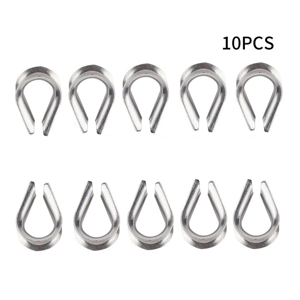 Wire Cable Thimbles Wire Cable Thimbles Marine Silver 6mm High Quality