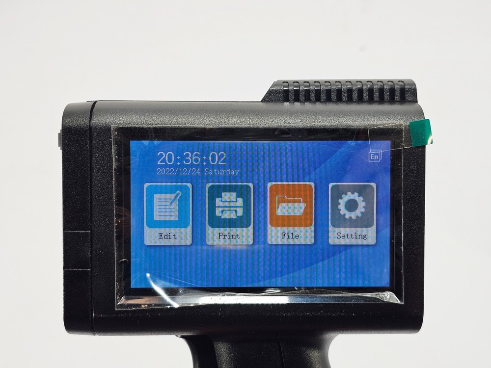 TIJ INTELLIGENT INKJET PRINTER R2D2 SX-100 HANDHELD PRINTER 12.7mm BATCH CODING