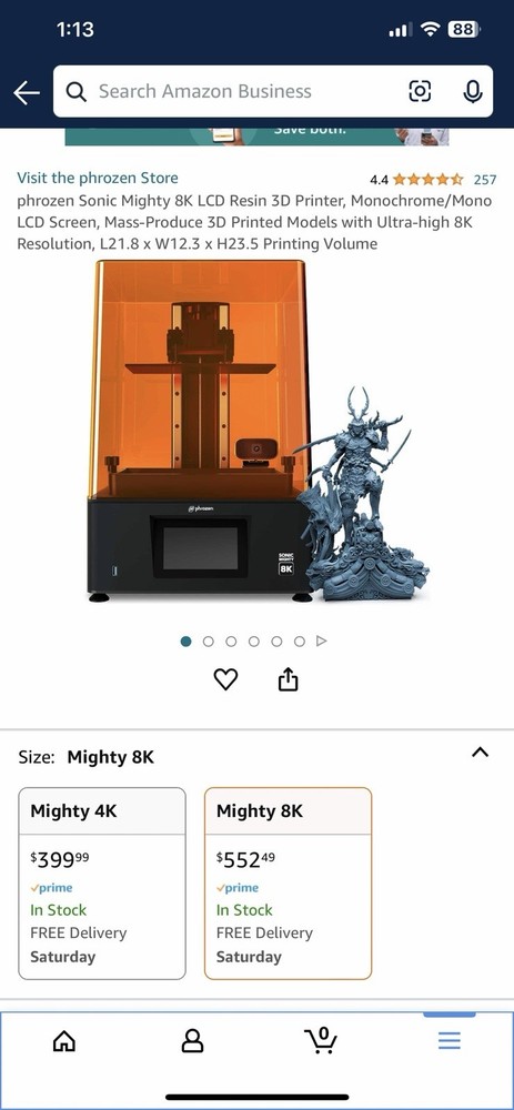 3D Resin Printer and Curing with Drying Station. Open Box. Excellent Condition