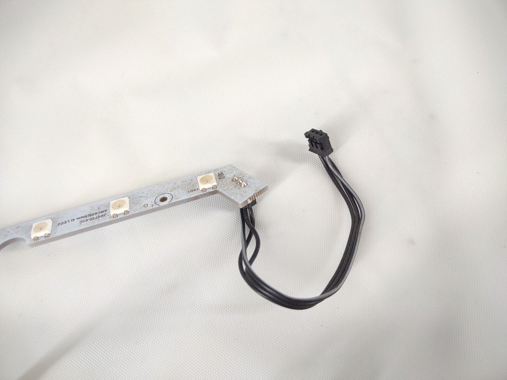 PC RGB LED Strip Light White for Computer Case Accessory Black w/ Cable