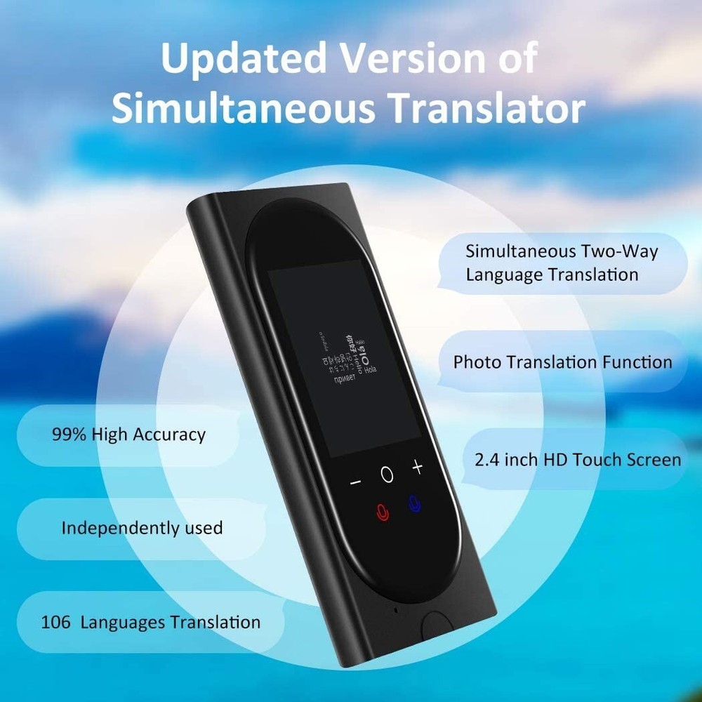 WiFi Language Support Translator Device Interpreter Two Way Voice