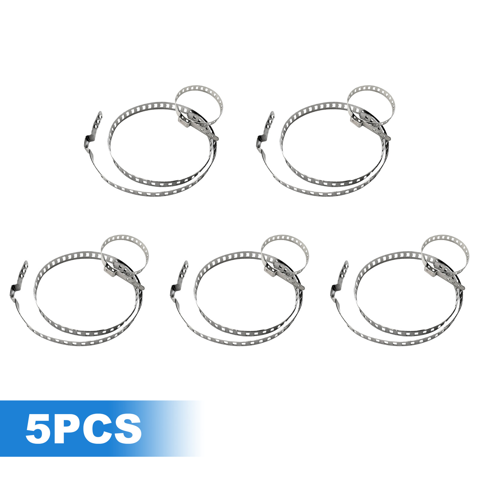 10 Pcs Universal Adjustable Axle CV Joint Boot Crimp Clamps Large&Small Kits