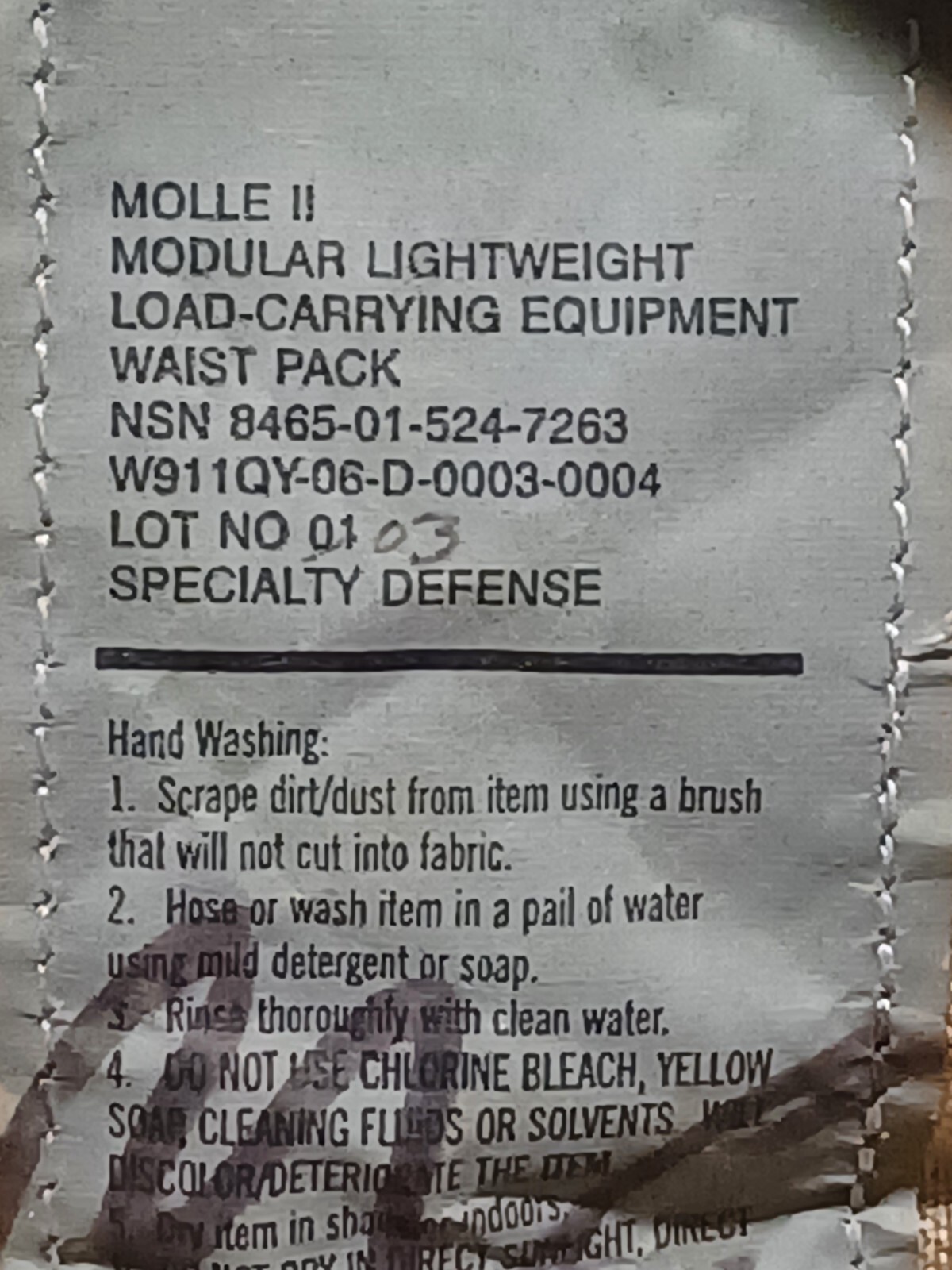 USGI ACU Waist Pack Excellent NWOT FS