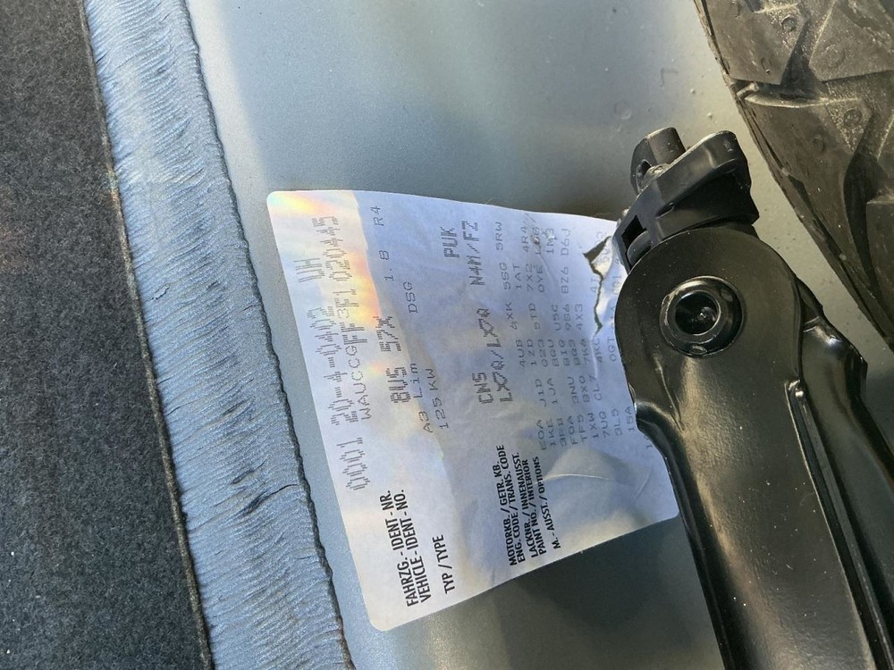 A3 AUDI 2015 Glove Box 4901444