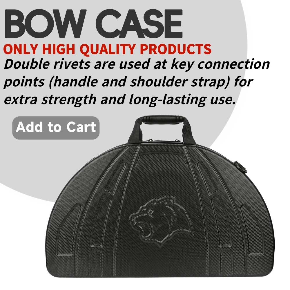 Archery Compound Bow Case ABS Backpack Handbag Protect Bow Target Shoot Outdoor
