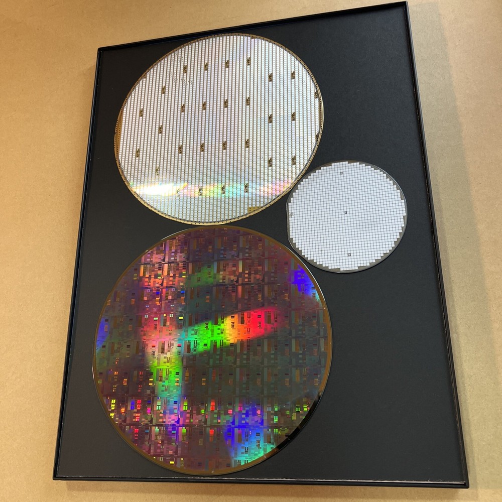 8” Silicon Pattern Wafer IntegratedCircuits Art 8”,8”,4”SemiconductorFrame12x16”