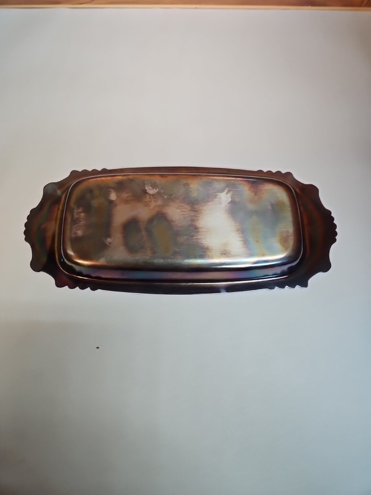 Vintage Victoria Silverplate Butter Dish; Bottom Only; No Lid