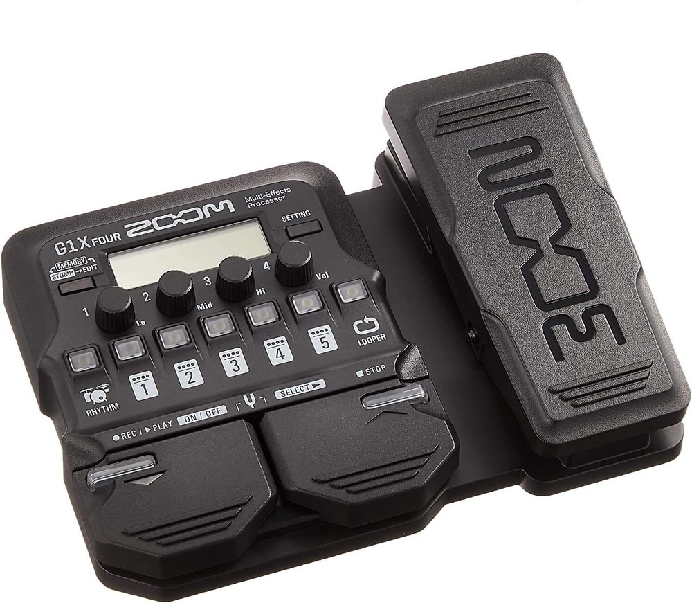 Zoom G1X FOUR Guitar Effects Pedal–Multi-Effects Processor with Expression–Japan