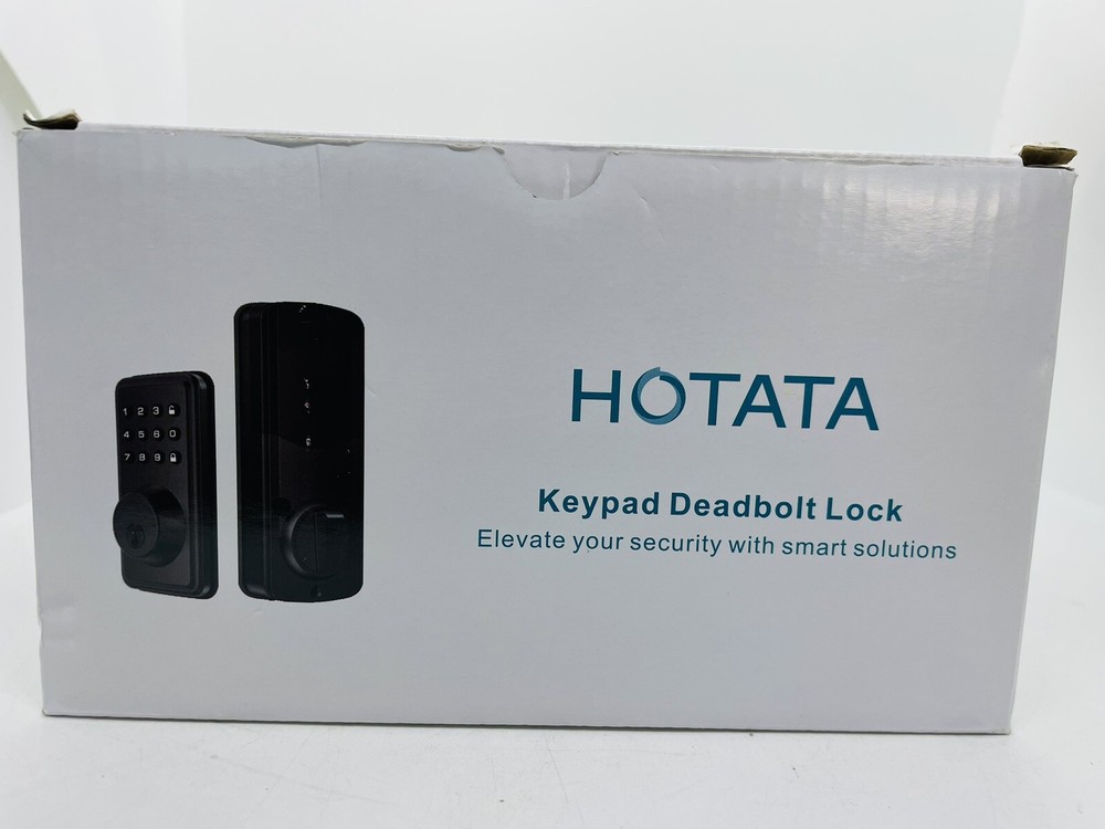 Keyless Entry Smart Door Lock 50Codes Keypad Deadbolt Lock Anti-Peeping Password