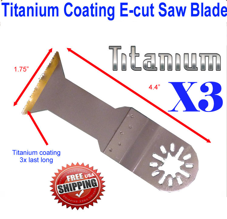 Ti E-cut Oscillating MultiTool Saw Blade Milwaukee Ryobi Fein Multimaster Bosch