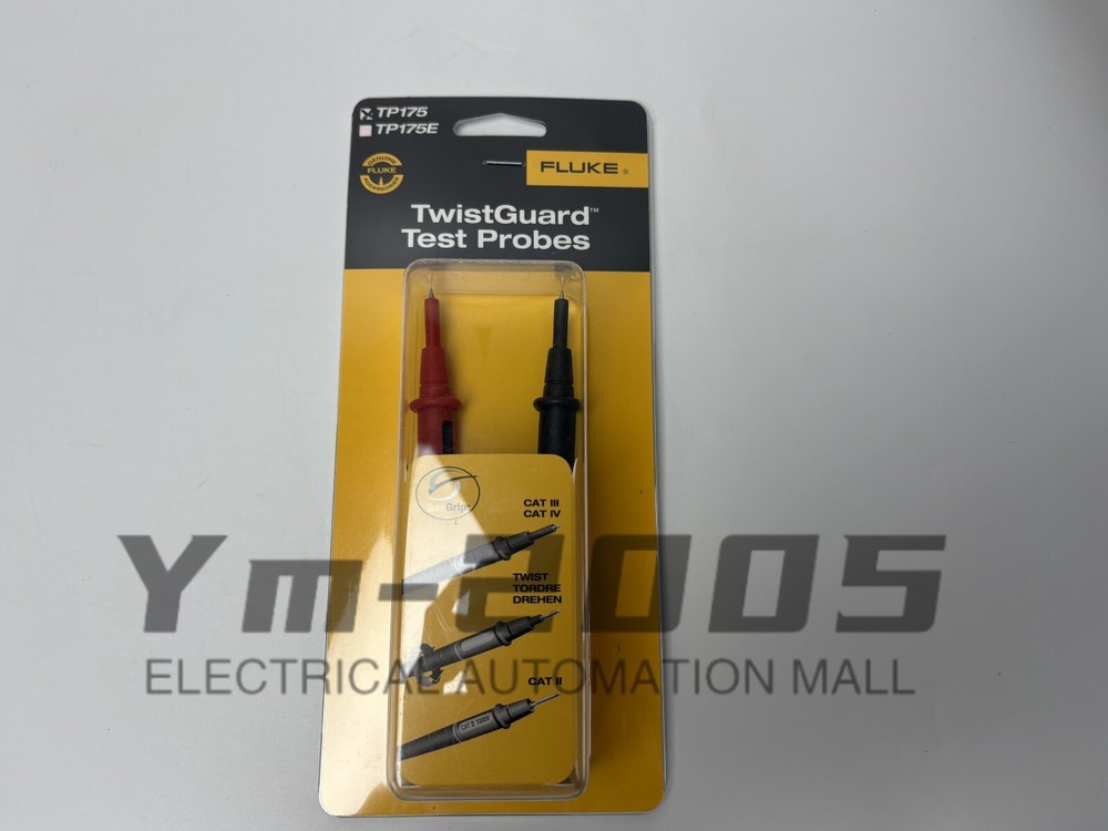 Fluke TP175 TwistGuard Test Probe, 1000V Voltage, 10A Current, 2mm Tip Diameter