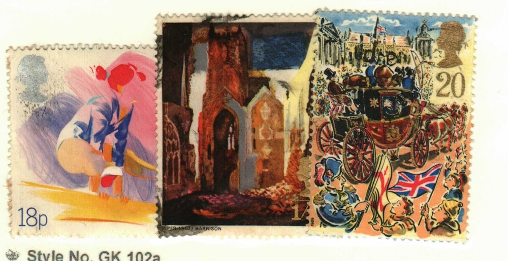 Great Britain #524, 1209, 1289 used gymnastics