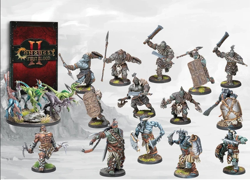 Conquest: W'Adrhun - First Blood Warband - 15 Minis NIB - Para Bellum