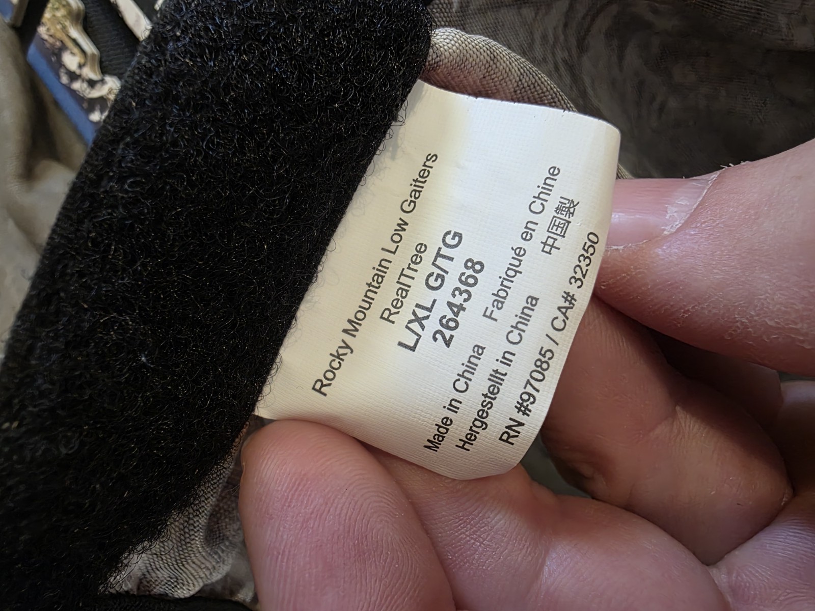 Outdoor Research Rocky Mountain Low Gaiters Size L/Xl