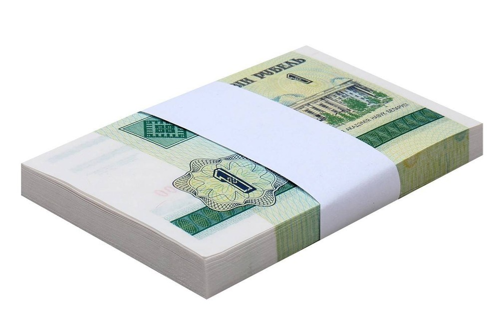 Belarus 1 Rublei, 2000, P-21, UNC X 100 PCS Bundle Pack