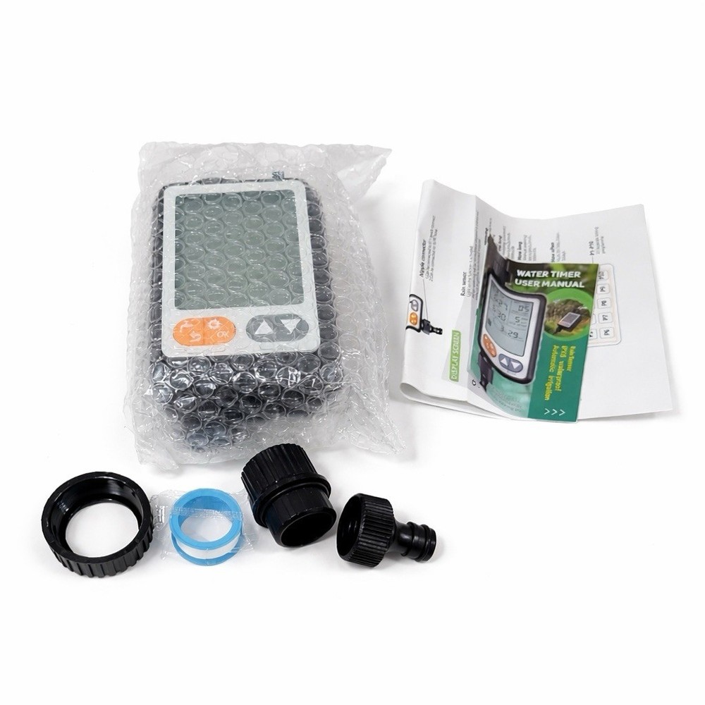 WT05 Automatic Water Timer IP54 Rain Sensor & Child-Lock – 1‑Zone, 10 Programs