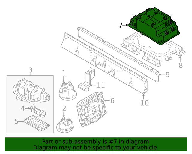 Genuine BMW Control Module 61-27-8-873-464