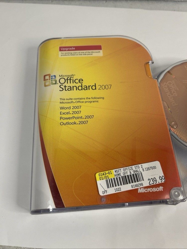 Microsoft Office Standard 2007 Upgrade With Product READ