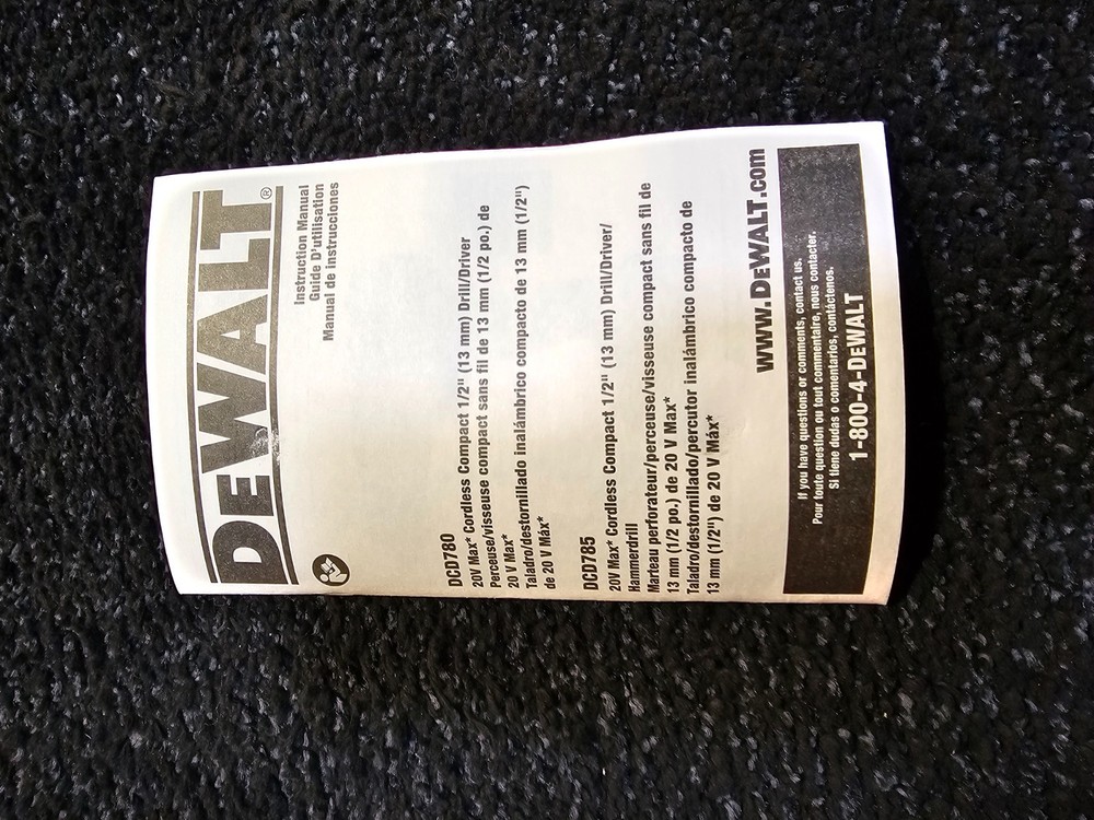 Dewalt DCK280C2 -Drill/Driver & Impact Driver Combo Compact, 2-Speed, 20V Series