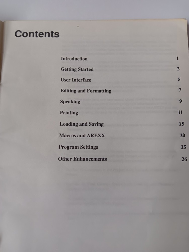 Amiga Pro Write Advanced Word Processor Manual & Supplement New Horizons