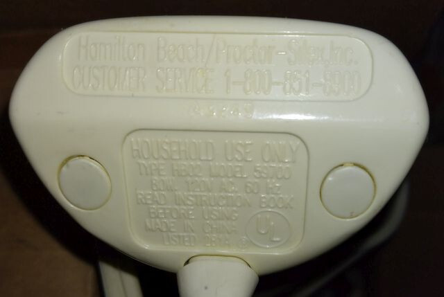 Vintage HAMILTON BEACH Immersion Hand Blender Model 59700