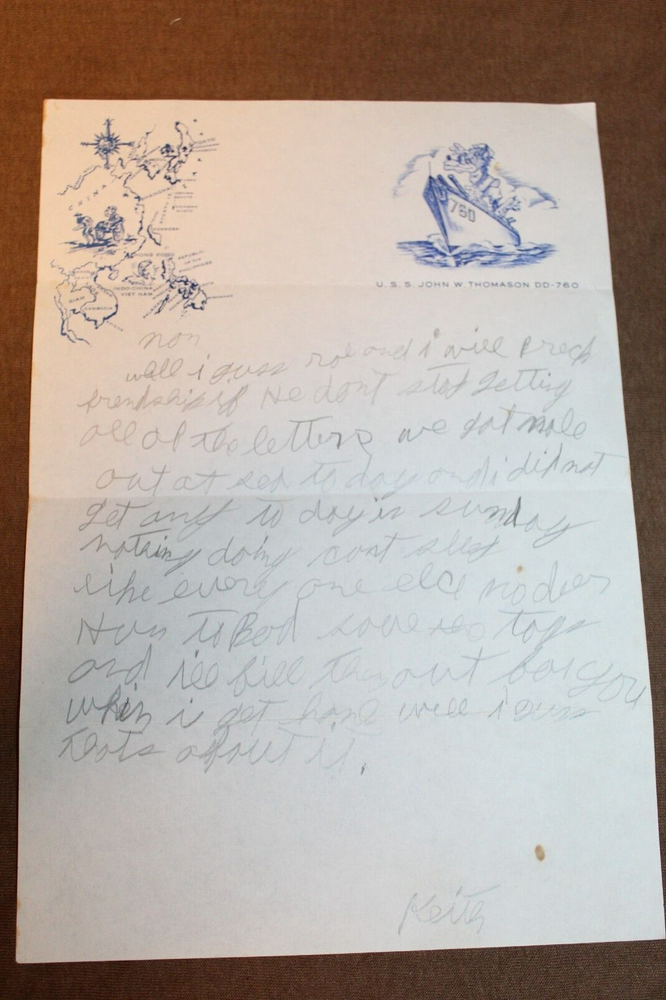 Original WW2 U.S. Navy Sailor's Named Document Lot