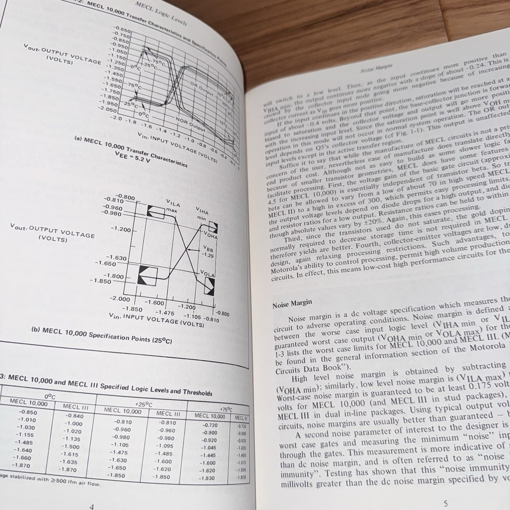 1971 Motorola MECL System Design Handbook First Edition Semiconductor Logic Book