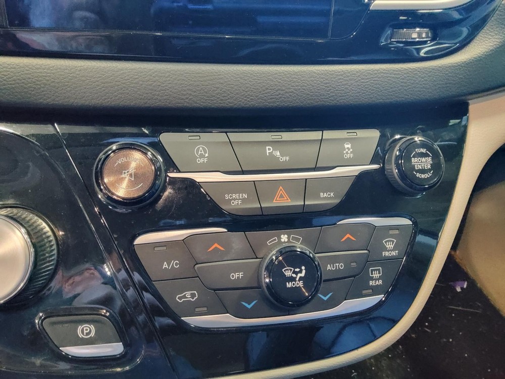 Used A/C Selector Switch fits: 2017 Chrysler Pacifica front 3 zone temperature c