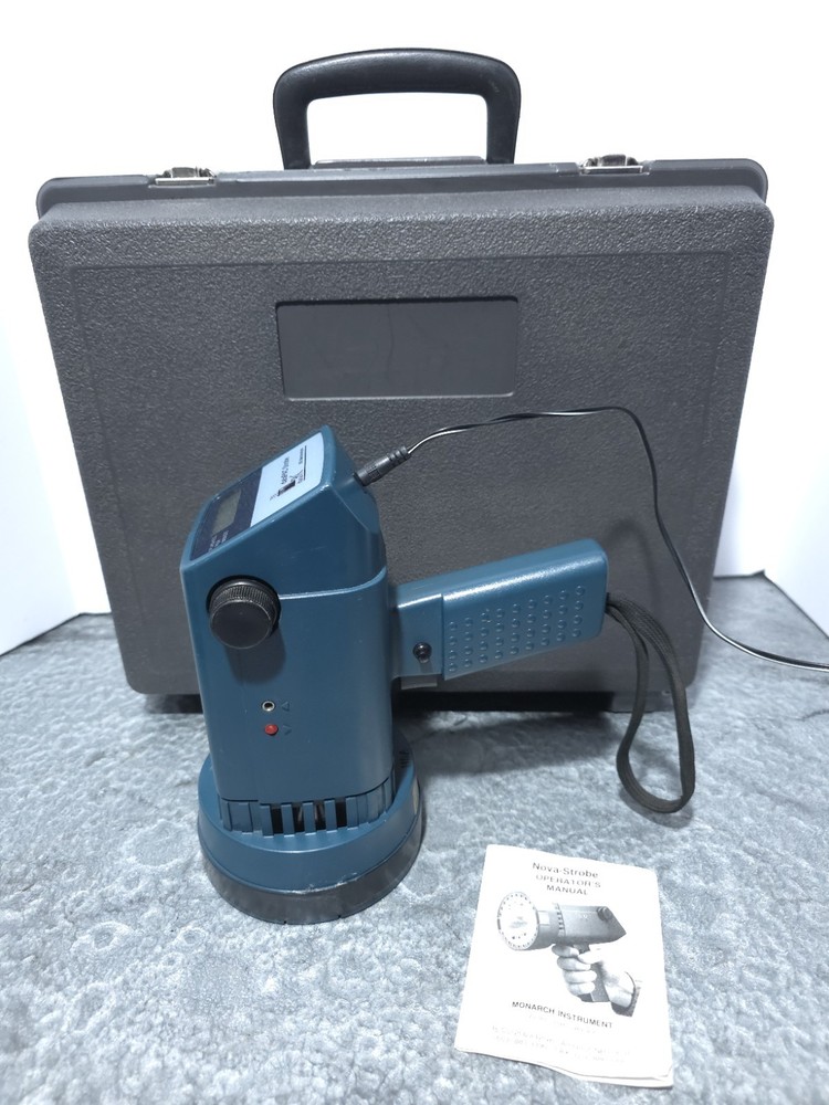 Monarch Nova Strobe Stroboscope In Hard Case Working