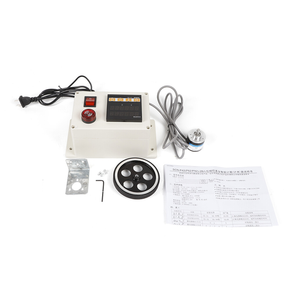 300ppr Rotary Encoder Digital Pulse Length Meter Counter Rolling Wheel Encoder