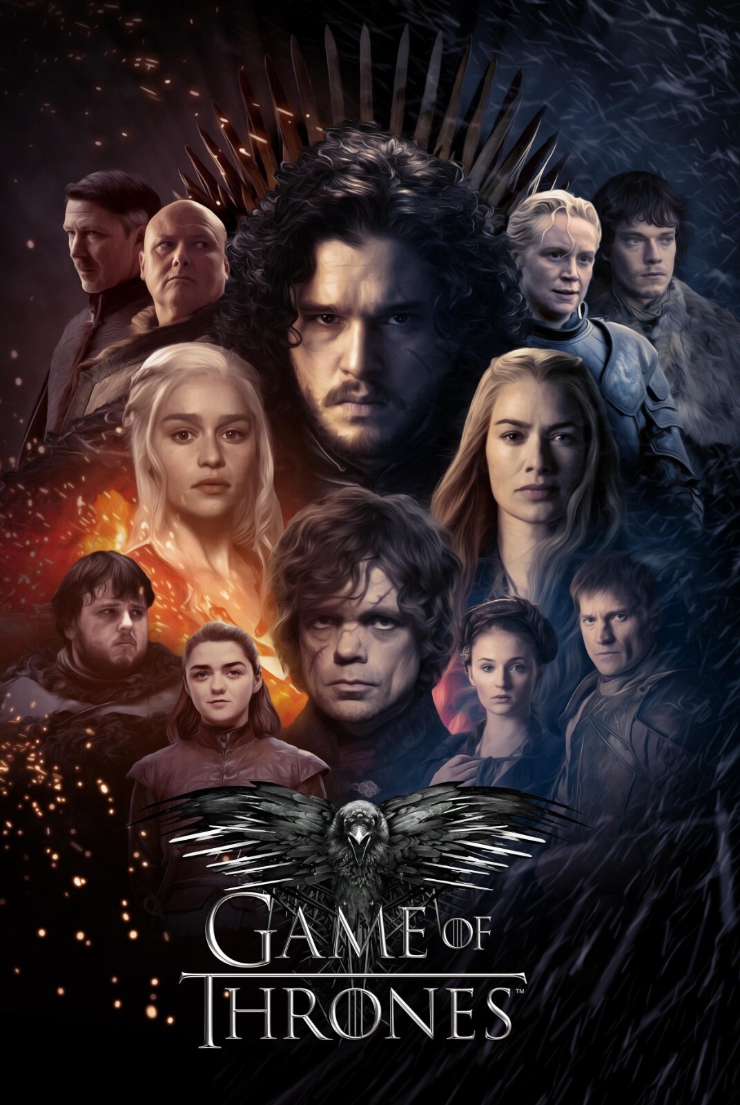 Game of Thrones: Season 8 TV Series Poster 2019 - 11x17 Inches | NEW USA