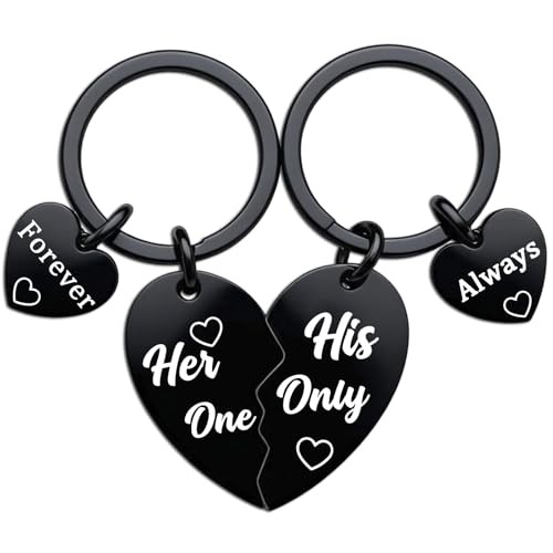 Couples Keychain Matching Keychains for Couples Keychains for Him and Her