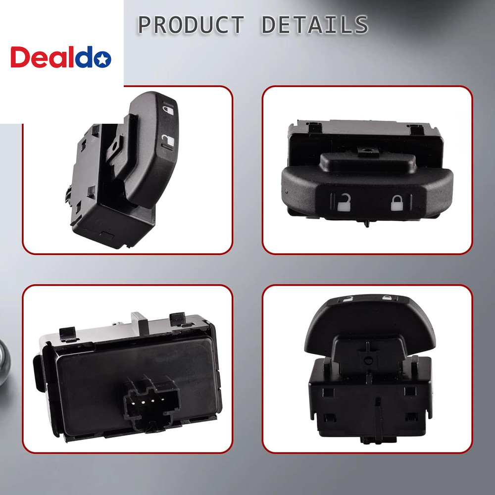 Front Power Door Lock Switch Compatible with 2009-2014 Ford F-150, Switch Assemb