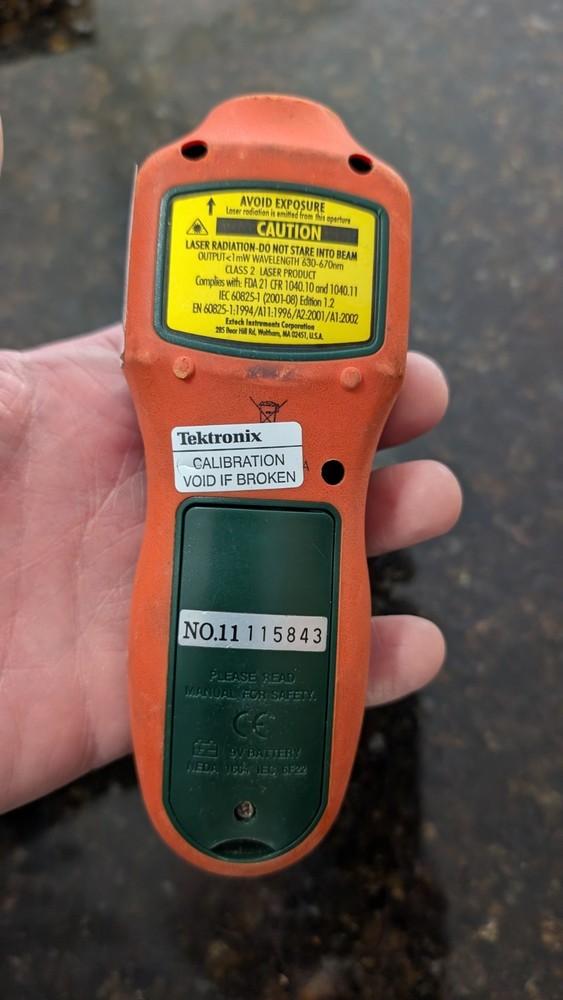 EXTECH # 461920 Handheld Tachometer Counter