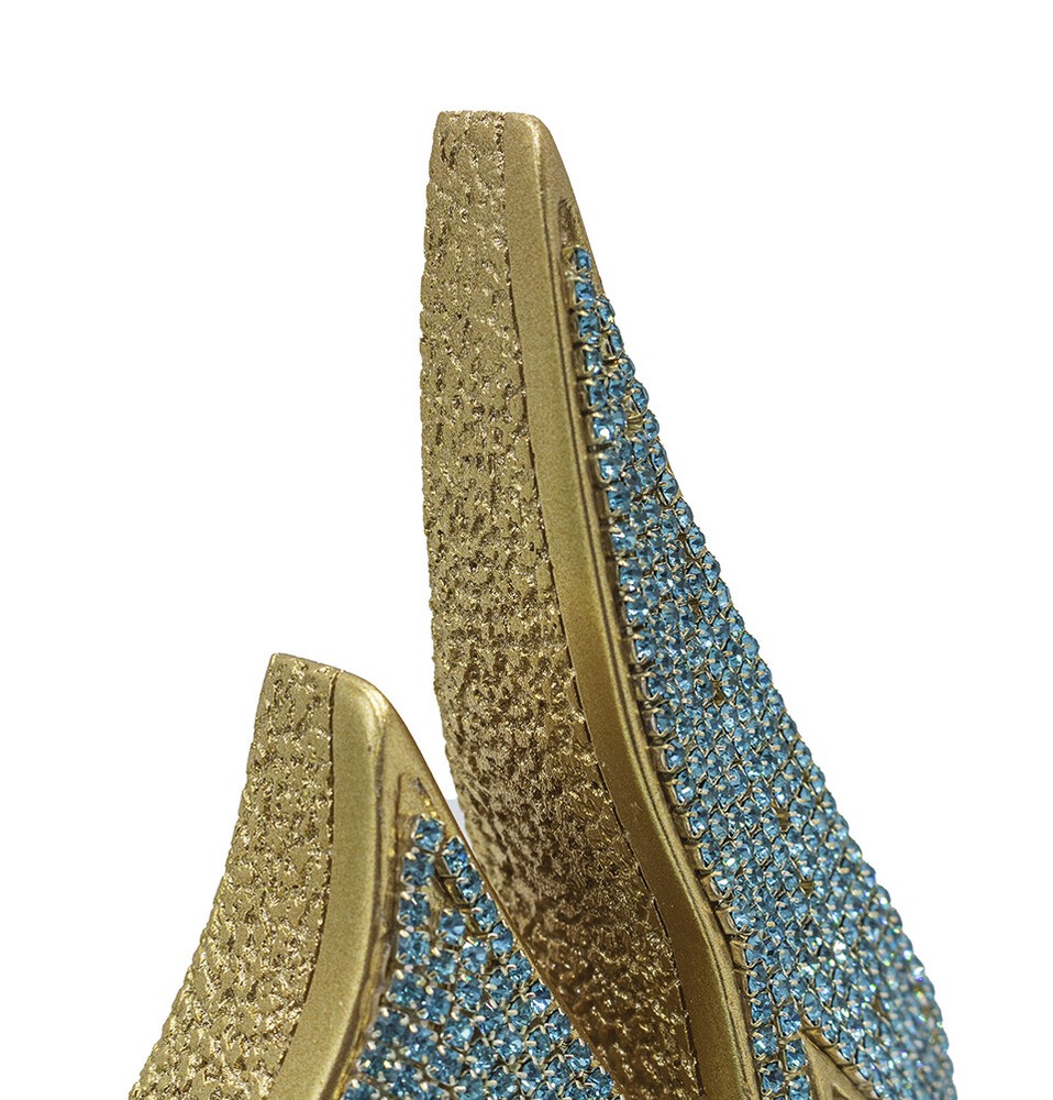 Modefa Islamic Table Decor | Allah & Muhammad Set | Gold & Turquoise 150-3S1A