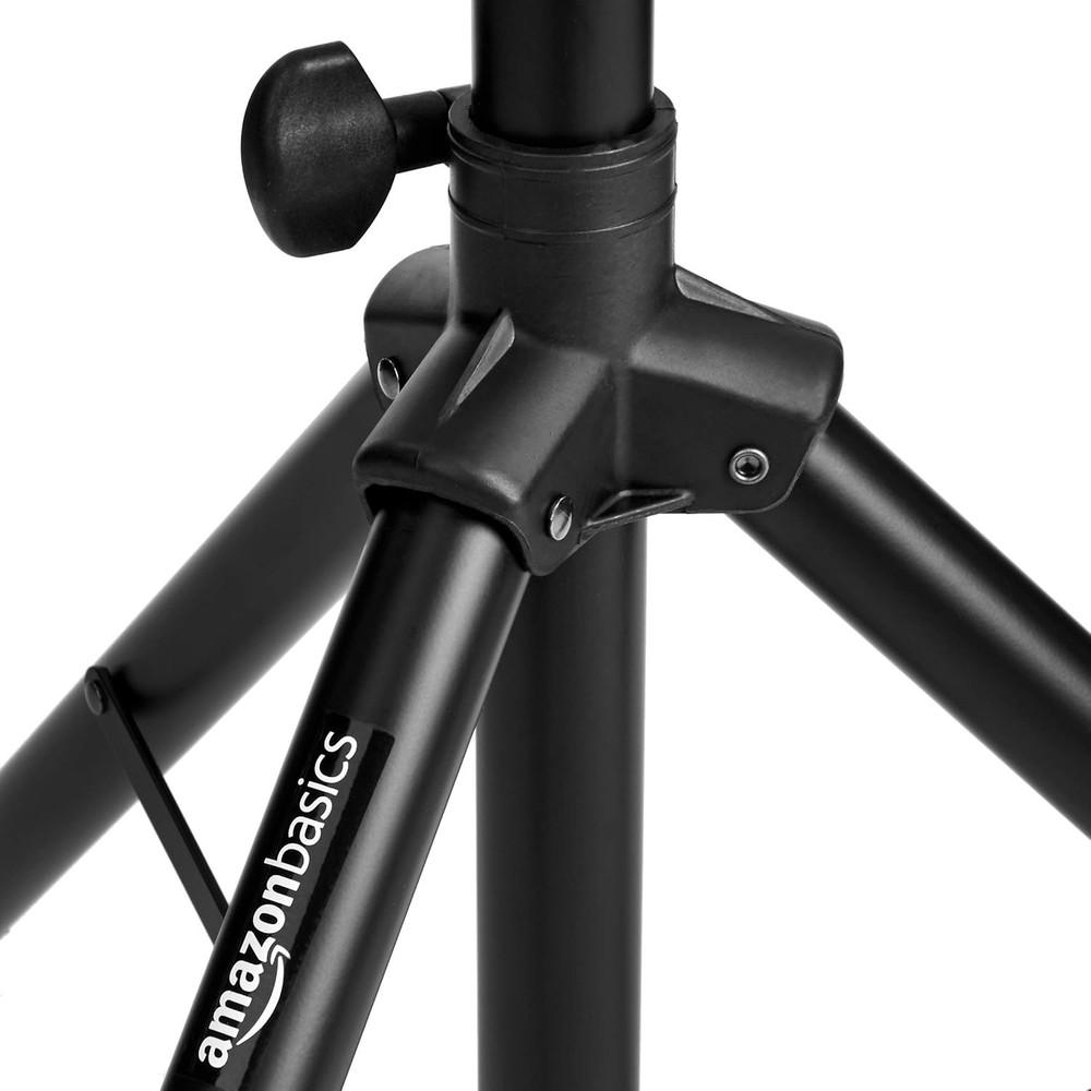 Amazon Basics Multi-Purpose Adjustable Portable Tripod Stand for Workstation, Mu