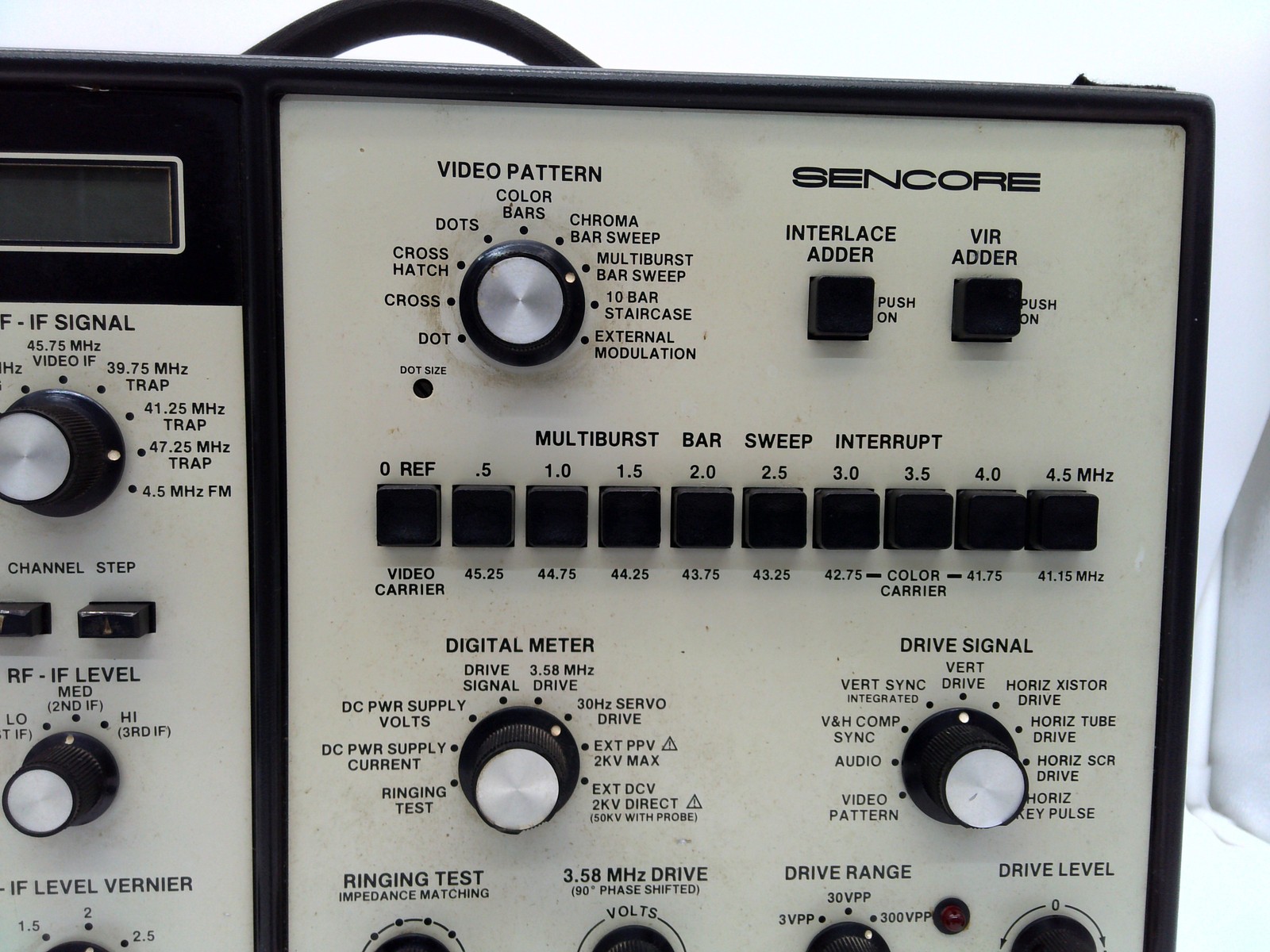 Sencore VA62 Universal Video Analyzer RF Communication Test Set Programmable