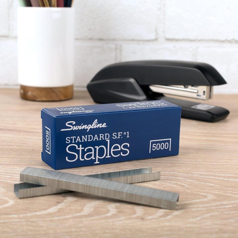 Efficient Stapling with 5 Pack Standard Staples - 1/4'' Length, 25 Sheets