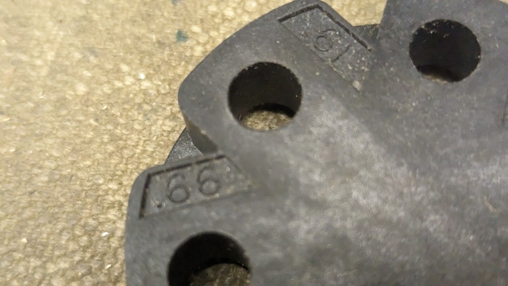 Lee Auto Disk powder measure inserts, B