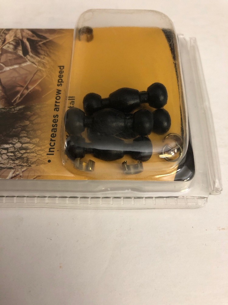 New in 1 Ea Pkg Team Realtree Compound Bow String Dampener, Increase Arrow Speed