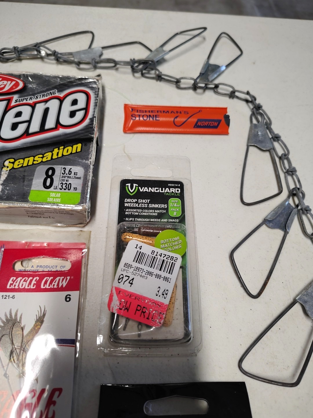 Fishing Supply Lot - Spinners, Line, Hooks, Bobbers, & More, New & Used (#2)