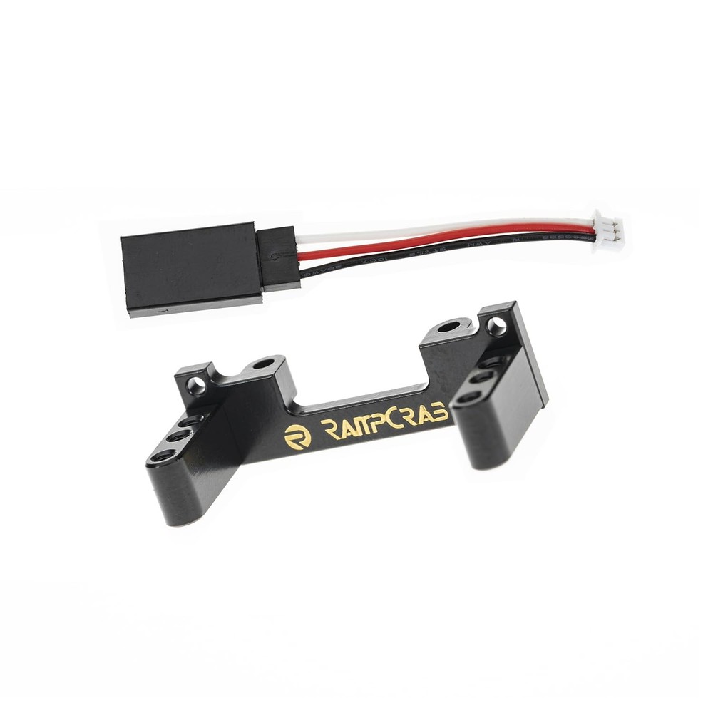 Servo Mount Bracket for FXC24, Adjustable Servo Mount Tray, 1/24 Brass 1-Set