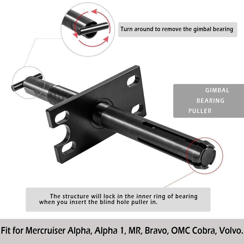 Gimbal Bearing Installer Puller and Alignment Tools For Mercruiser Alpha Bravo