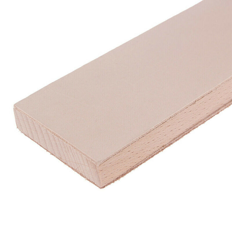 Double Sided Leather Strop Tool Paddle Compound Knife Kit Sharpener Honing