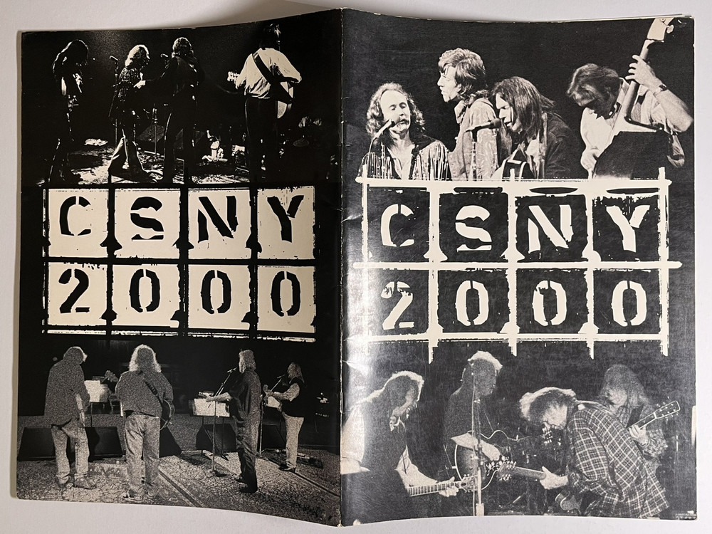 Crosby Stills Nash & Young Programme Original Neil Young World Tour Circa 2000
