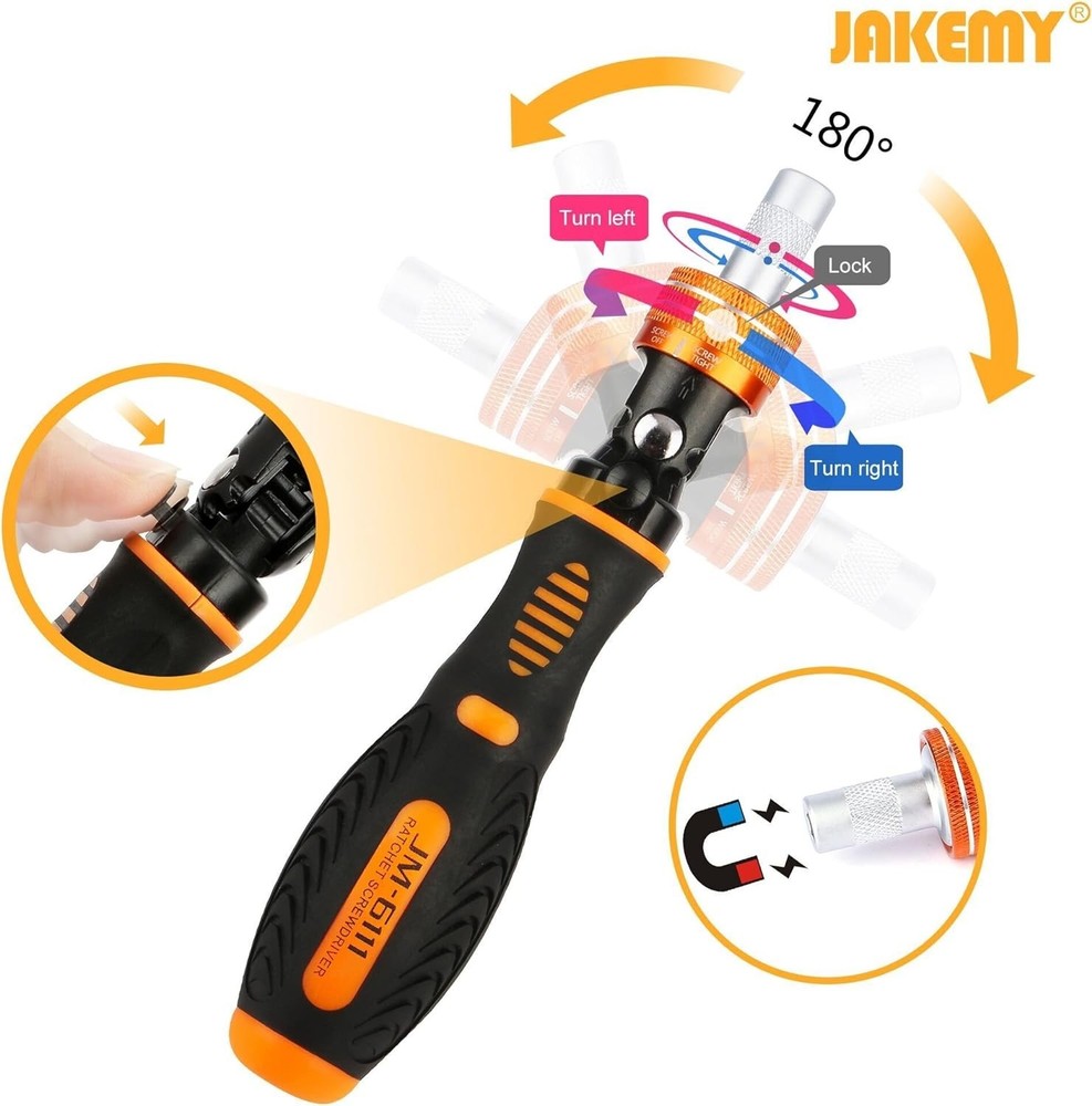 Multi-functional Ratchet Screwdriver
