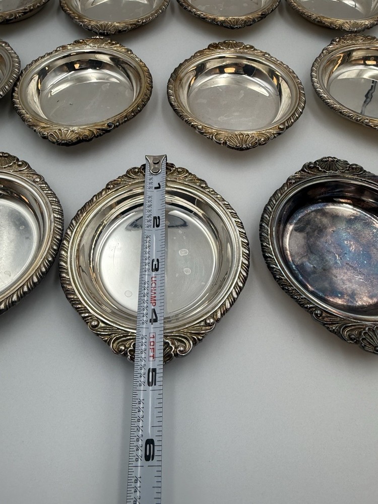 11 Vintage Coronet E.P. Copper Plated Coasters